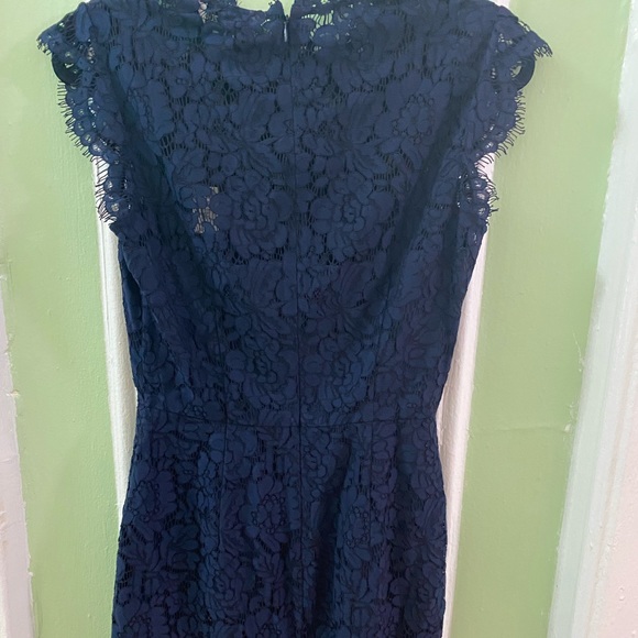 Rachel Zoe lace navy dress - Picture 1 of 4